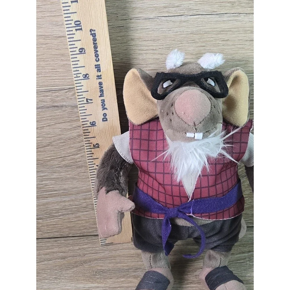 TMNT Splinter Teenage Ninja Turtles Mutant Mayhem 8” Plush